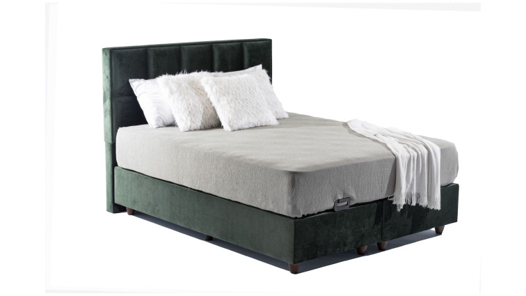 Storage Bed Kuante Strong Green 160x200 • Storage Bed