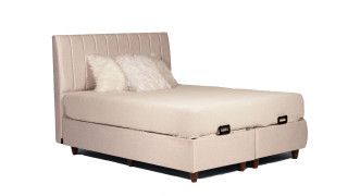 Storage Bed  Cotton ZERO-Cream 180x200
