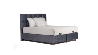 Storage Bed Kuante Leon Dark Blue 160x200