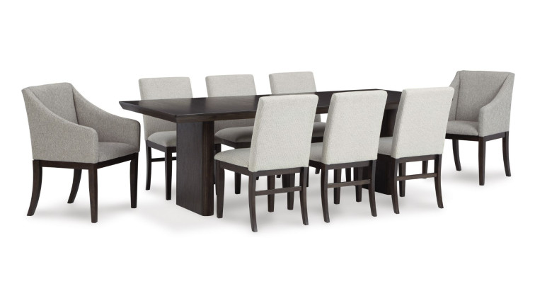 კომპლექტი Bruxworth S9 • სასადილო ოთახის მაგიდა და სკამები