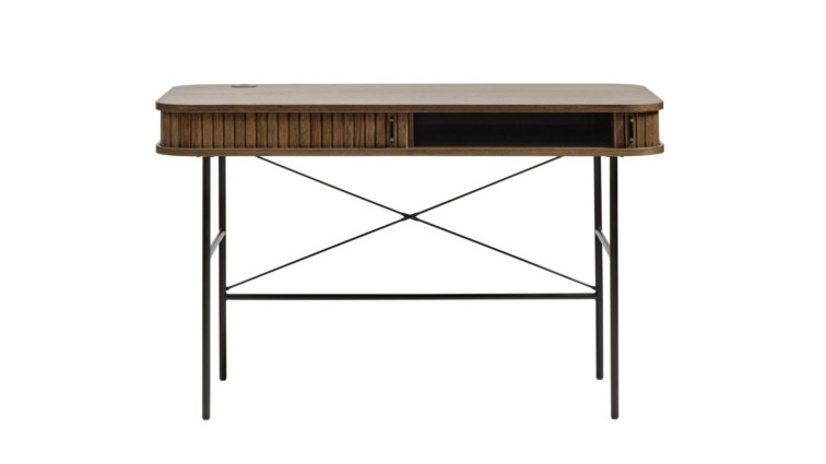 office table  NOLA SMOKED OAK 60x120 • Desks