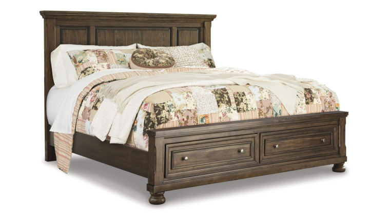 Bed Flynnter queen storag • Queen bed