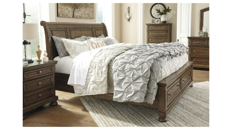 Bed Flynnter queen storag • Queen bed