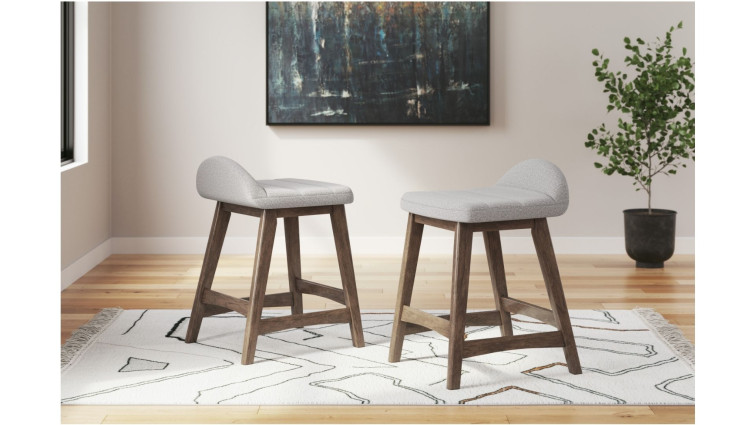 Lyncott Upholstered Barstool • Bar Stools