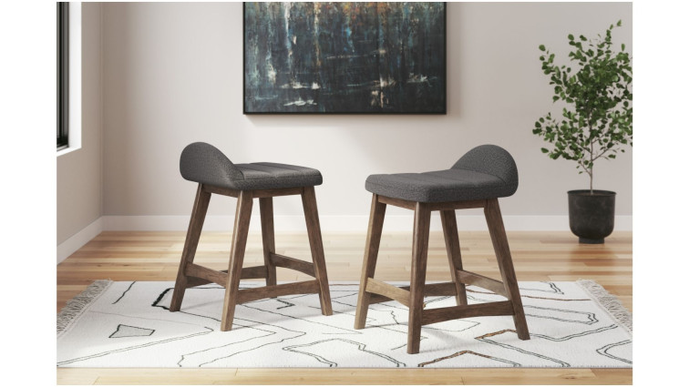 Lyncott Upholstered Barstool • Bar Stools