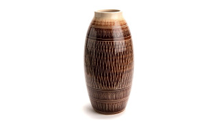 vase KIMIA MARRON