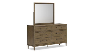 Roanhowe  Drawer Dresser and Mirror