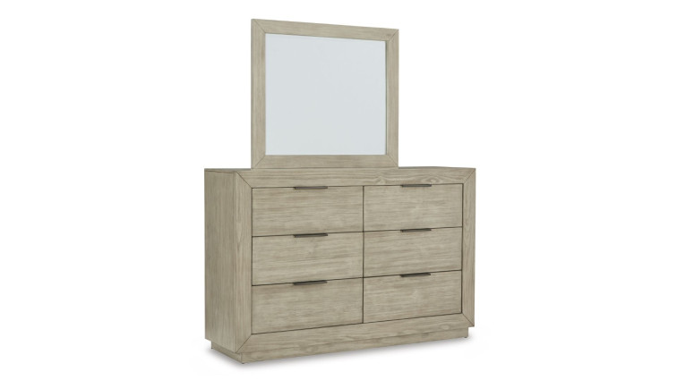 Drawer Dresser and Mirror Hennington • Mirrored Dressers