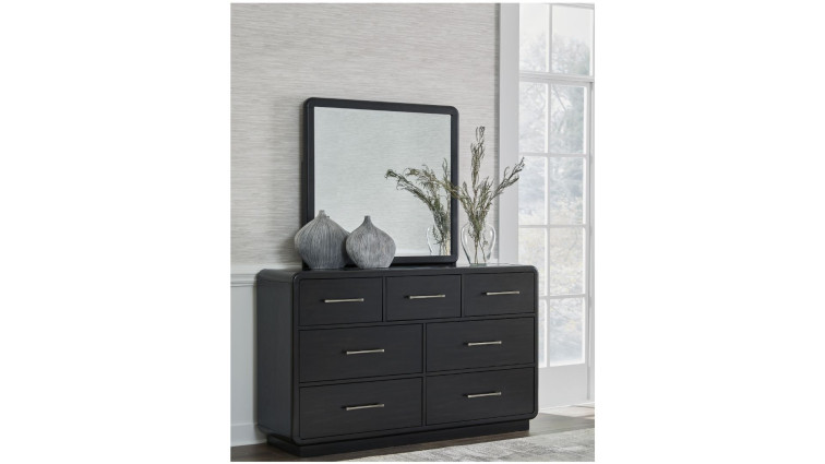 Drawer Dresser and Mirror Rowanbeck • Mirrored Dressers