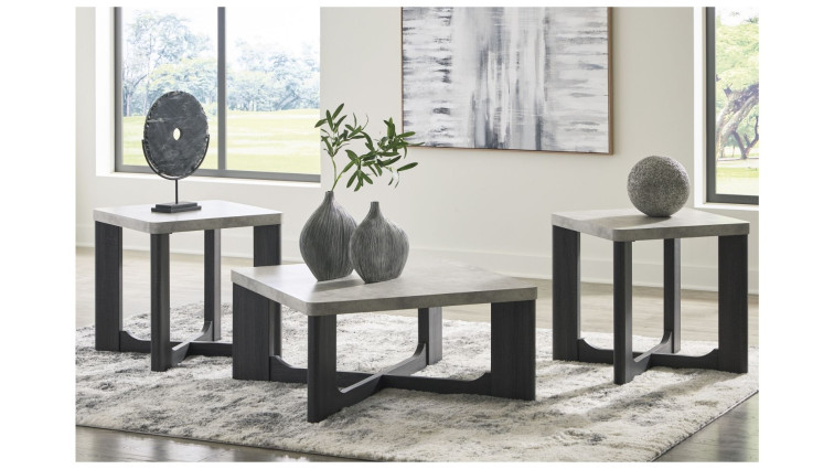 Sharstorm Table (Set of 3) • Coffee & End Table Sets