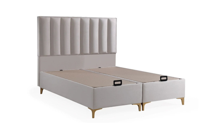 Bed storage Lotus gray 160/200