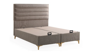 bed storage Milano brown  160/200