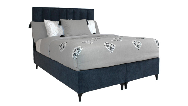 storage bed  Lotus dark blue 160/200