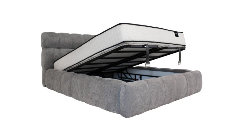 Bed storage  Premium  160/200 Dark grey • Storage Bed