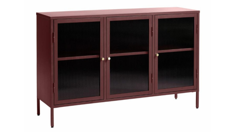 storage with 3 sections  BRONCO WINE RED • Dining Storage