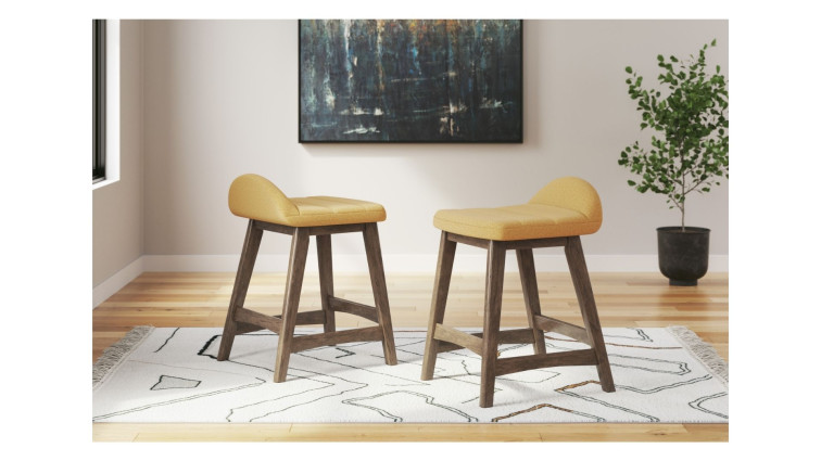 Lyncott Upholstered Barstool • Collection of 2025