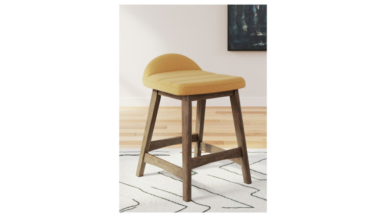 Lyncott Upholstered Barstool • Collection of 2025