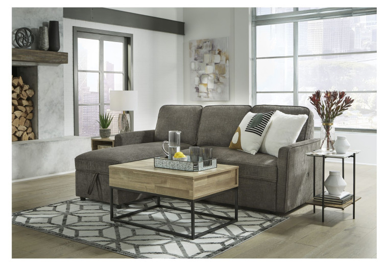 Corner Storage  Sofa  Kerle – Living room of a studio apartment 