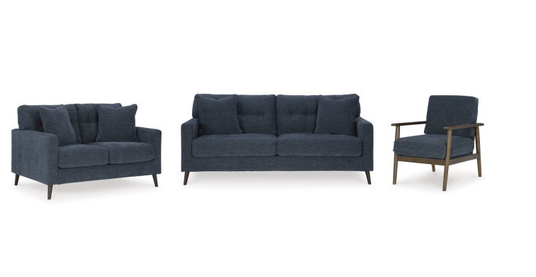 კომპლექტი Bixler S3 – დივანის, ორიანის და სავარძლის სამეული 