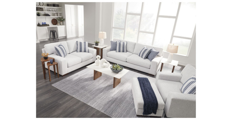 კომპლექტი Belvoir S3 – დივანის, ორიანის და სავარძლის სამეული 