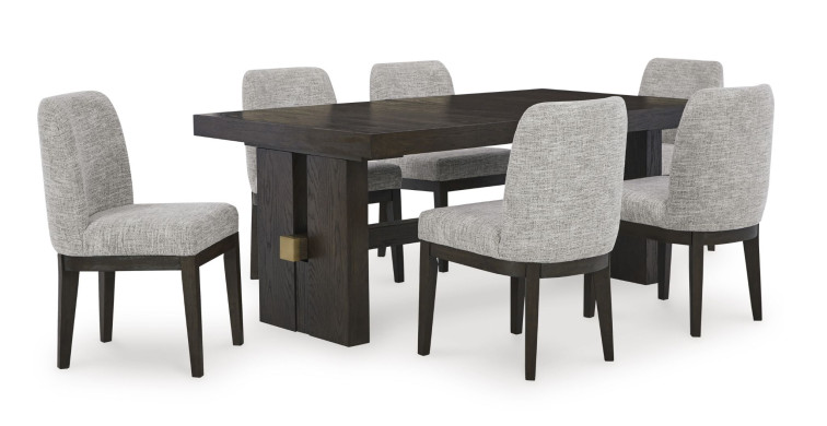 კომპლექტი Burkhaus S7 – მაგიდა 6 სკამით 