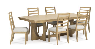 კომპლექტი Rencott S5 – მაგიდა 6 სკამით 