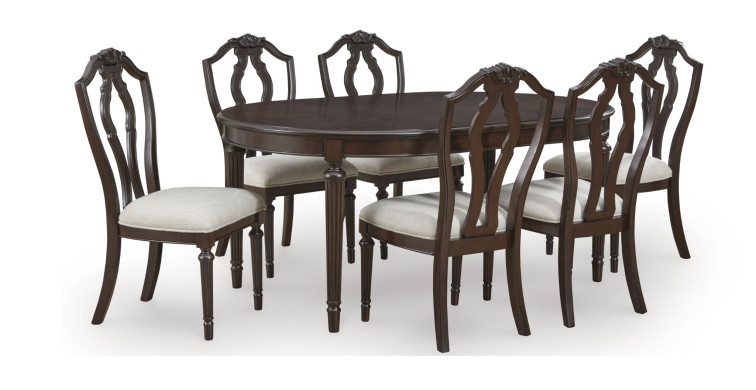 კომპლექტი Lavinton S7 – მაგიდა 6 სკამით 