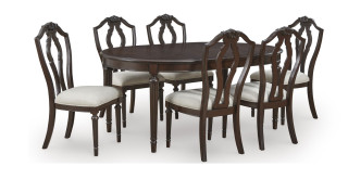 კომპლექტი Lavinton S7 – მაგიდა 6 სკამით 