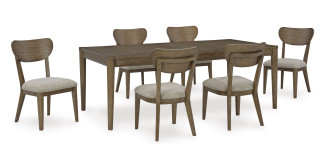 კომპლექტი Roanhowe S7 – მაგიდა 6 სკამით 