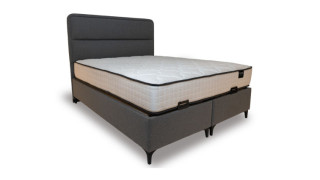 საწოლი სათავსოთი Larissa მუქი ნაცრისფერი 180/200 – საწოლი სათავსოთი 180x200 