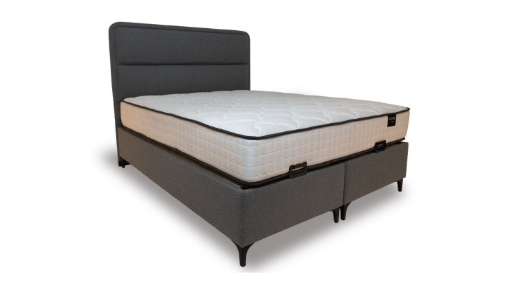 საწოლი სათავსოთი Larissa მუქი ნაცრისფერი 180/200 – საწოლი სათავსოთი 180x200 