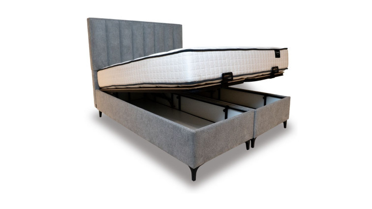 საწოლი სათავსოთი Lotus მუქი ნაცრისფერი 180/200 – საწოლი სათავსოთი 180x200 