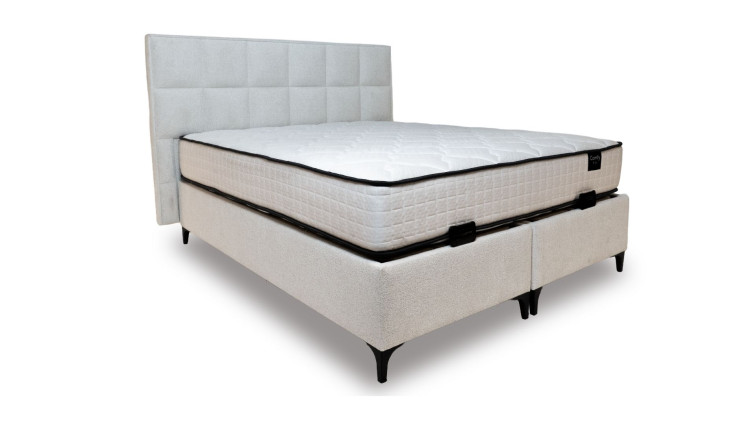 საწოლი სათავსოთი Atlas 160/200 – სტუდიოს ტიპის ბინის საძინებელი 