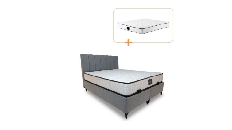 სათავსოიანი საწოლი მატრასით Linda  160/200 –  