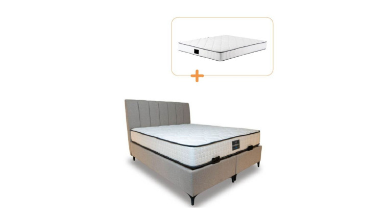 სათავსოიანი საწოლი მატრასით Linda  160/200 – საწოლი სათავსოთი 