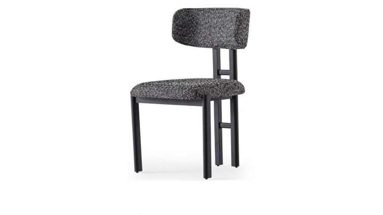 სკამი Double შავ-თეთრი – სასადილო სკამი 