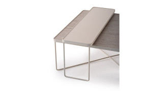 ჟურნალის მაგიდის კომპლექტი Calimera კრემისფერი – ჟურნალის მაგიდა 