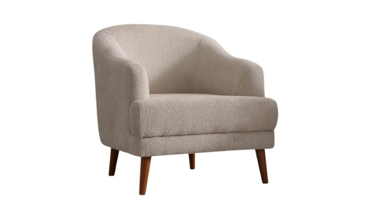 სავარძელი LION  კრემისფერი – დეკორატიული სავარძელი 