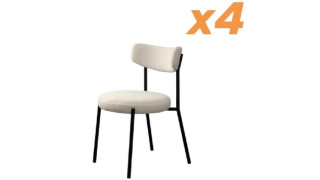 სკამის კომპლექტი 4/ც  Gimli – შავი პარასკევი 