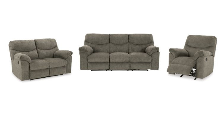 კომპლექტი Alphons S3 – რექლაინერი დივნის სამეული 