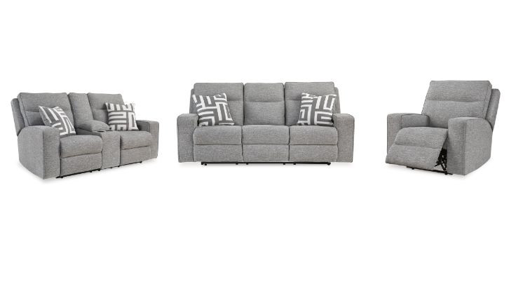 კომპლექტი Biscoe S3 – რექლაინერი დივნის სამეული 