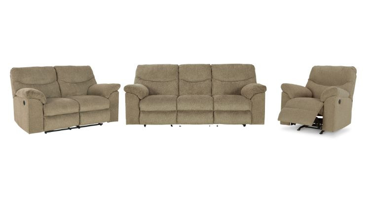 კომპლექტი Alphons S3 – რექლაინერი დივნის სამეული 