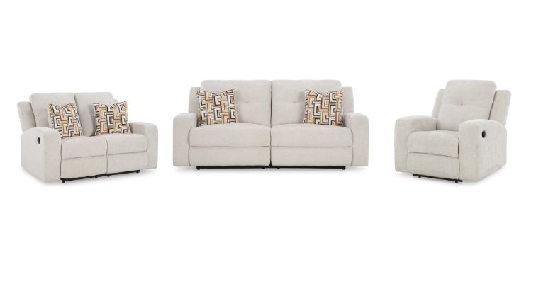 კომპლექტი Danum S3 – რექლაინერი დივნის სამეული 