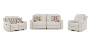 კომპლექტი Danum S3 – რექლაინერი დივნის სამეული 