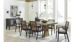 კომპლექტი Galliden S7 – მაგიდა 6 სკამით 