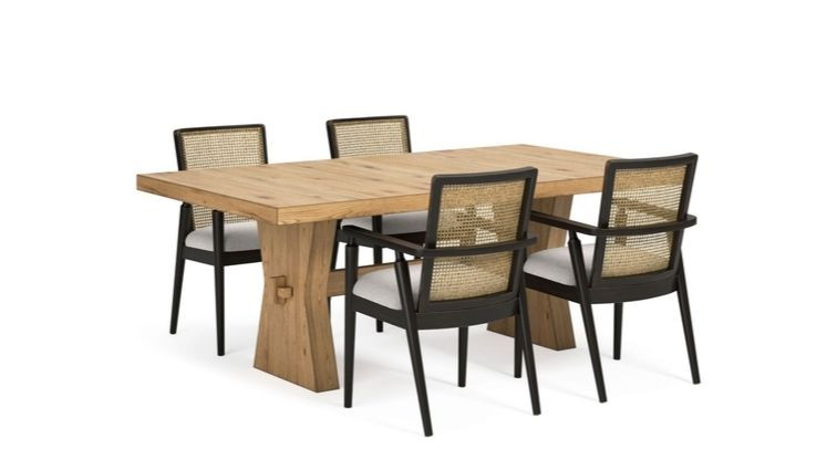 კომპლექტი Galliden S4 – მაგიდა 4 სკამით 