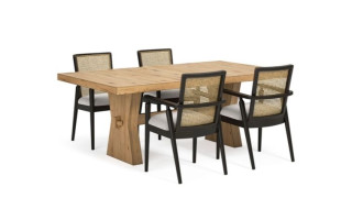 კომპლექტი Galliden S4 – მაგიდა 4 სკამით 