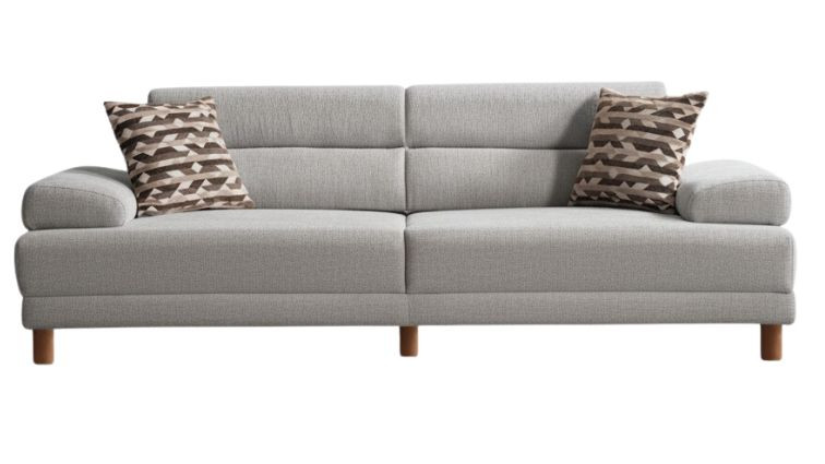 დივანი EFES NEW, ნაცრისფერი – გასაშლელი დივანი მარტივი მექანიზმით 