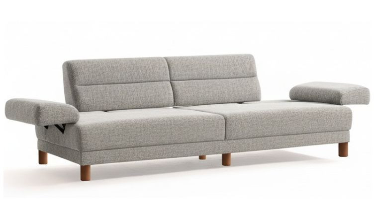 დივანი EFES NEW, ნაცრისფერი – გასაშლელი დივანი მარტივი მექანიზმით 