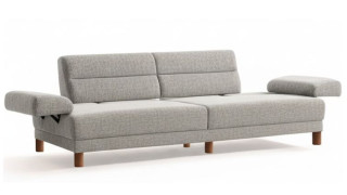 დივანი EFES NEW, ნაცრისფერი – გასაშლელი დივანი მარტივი მექანიზმით 